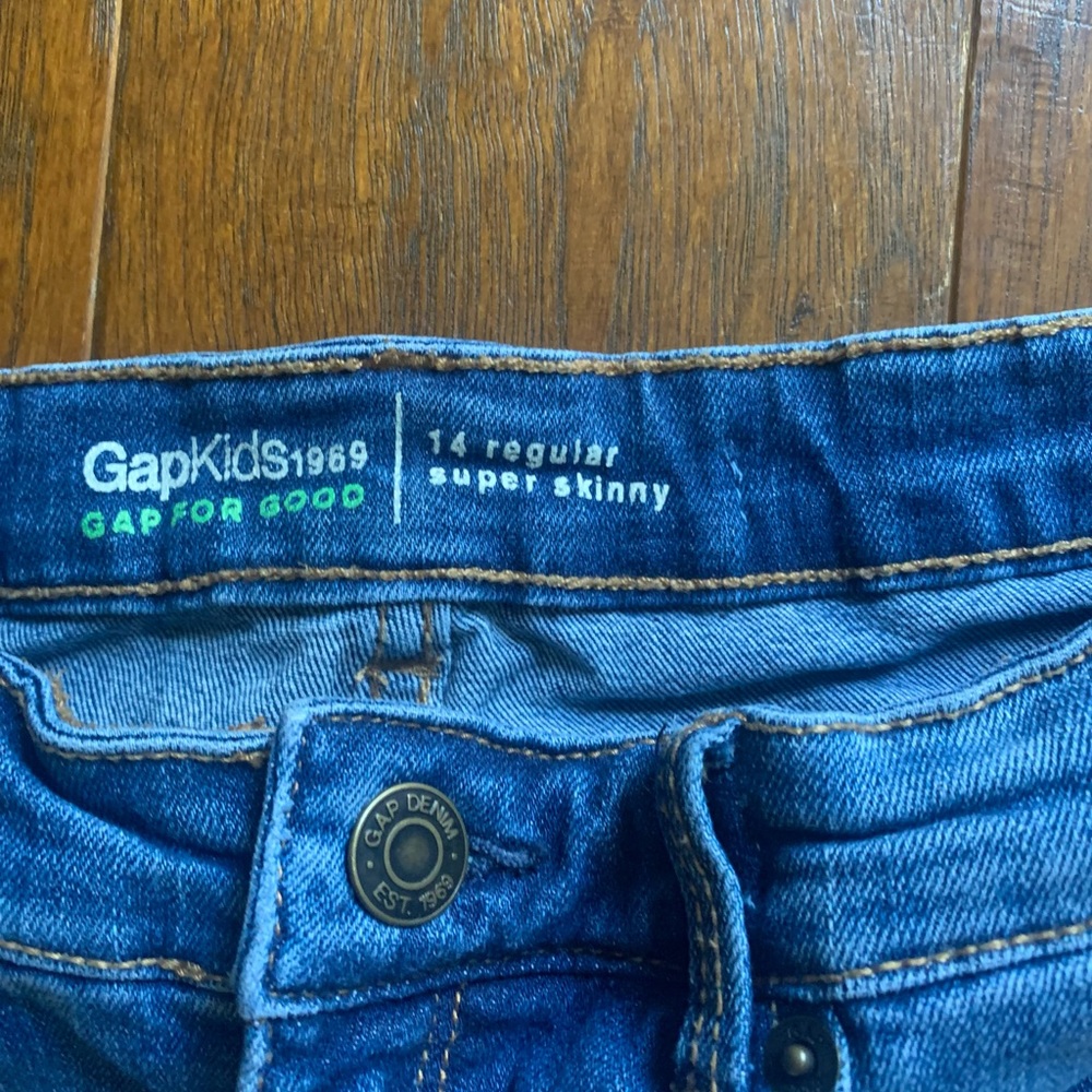 Gap girls’ super skinny jeans size 14